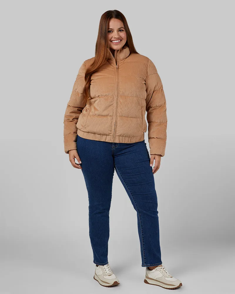 WOMEN'S CORDUROY POLY-FILL JACKET
